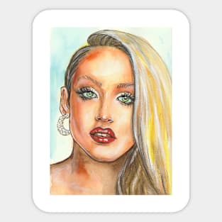 Jerry Hall Sticker